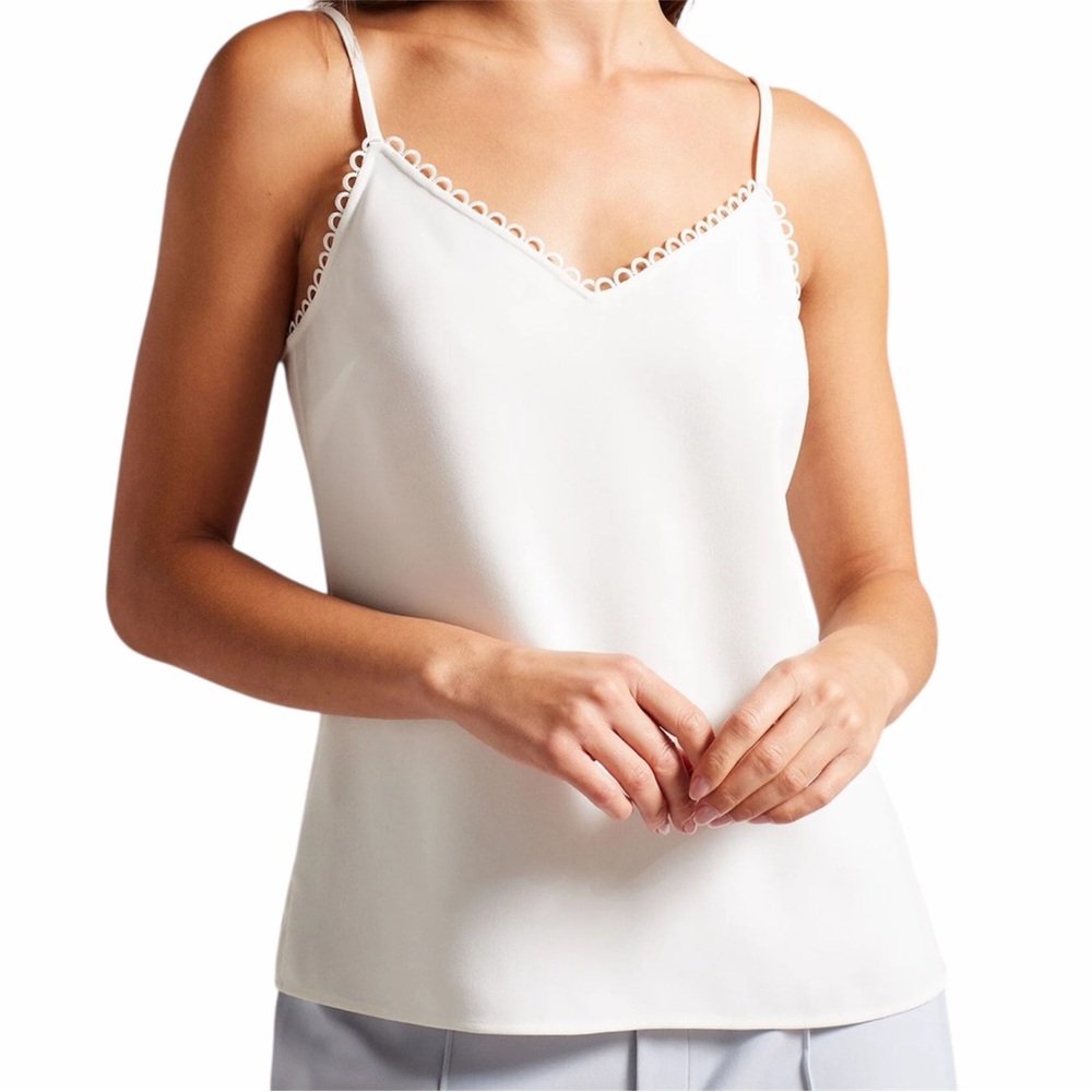 TED BAKER ANDREO Lace Trim Cami Top